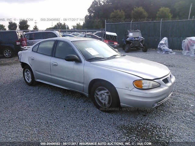 1G2NE52E35M242878 - 2005 PONTIAC GRAND AM SE SILVER photo 1