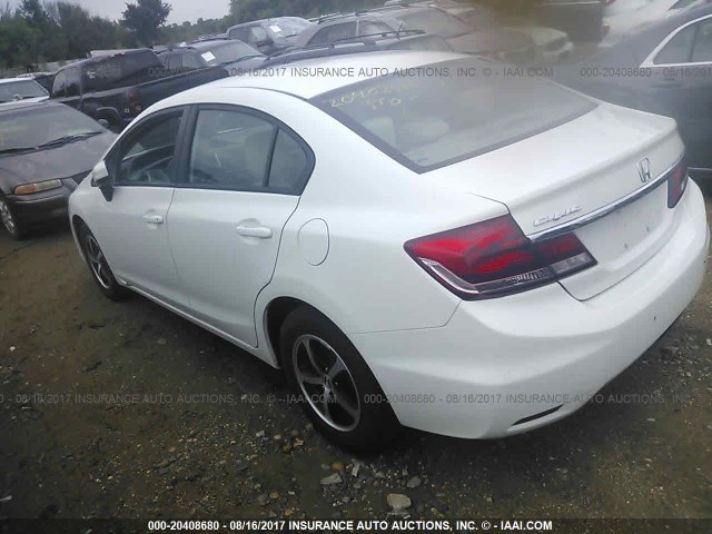 2HGFB2F71FH509654 - 2015 HONDA CIVIC SE WHITE photo 3