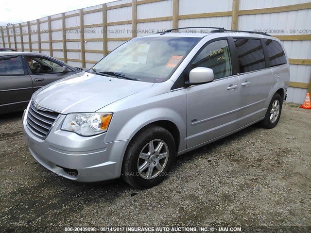2A8HR54P58R773862 - 2008 CHRYSLER TOWN & COUNTRY TOURING SILVER photo 2
