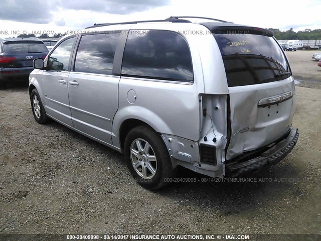 2A8HR54P58R773862 - 2008 CHRYSLER TOWN & COUNTRY TOURING SILVER photo 3