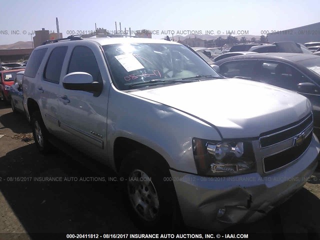 1GNSKBE07BR136512 - 2011 CHEVROLET TAHOE K1500 LT SILVER photo 1