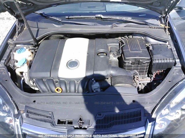 3VWEG71K17M185237 - 2007 VOLKSWAGEN JETTA WOLFSBURG 灰色 照片 10