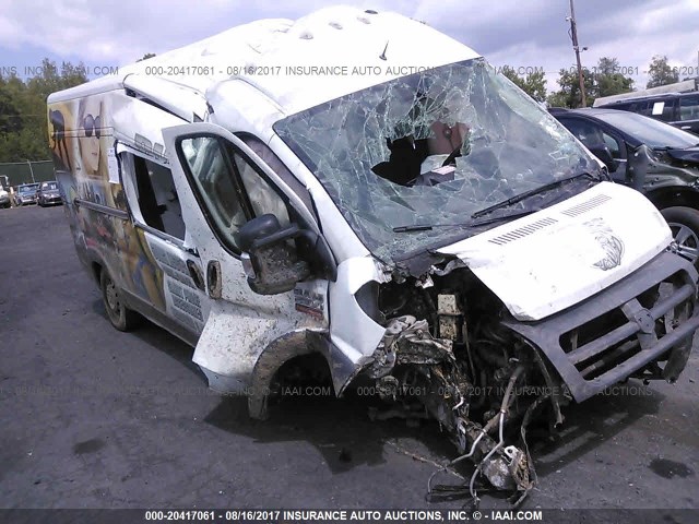 3C6TRVPG4GE115499 - 2016 RAM PROMASTER 2500 2500 HIGH WHITE photo 1