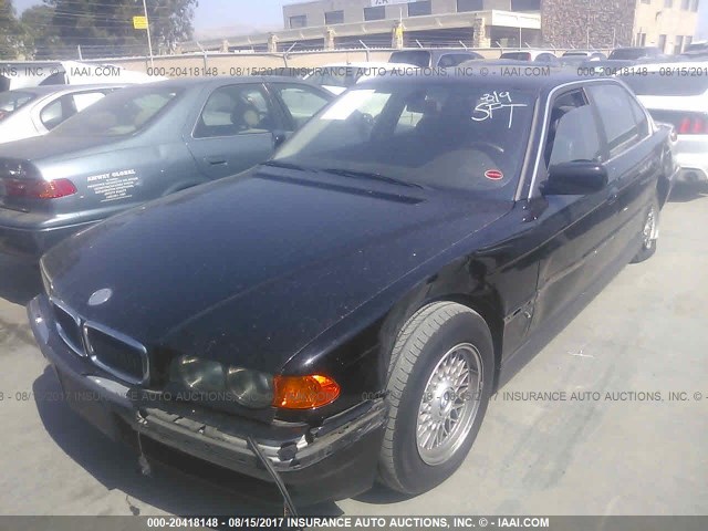 WBAGH8347YDP15685 - 2000 BMW 740 IL BLACK photo 2