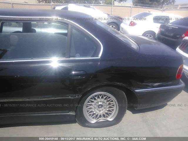 WBAGH8347YDP15685 - 2000 BMW 740 IL BLACK photo 6