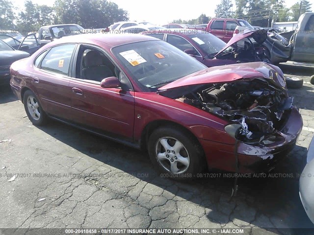 1FAFP55281A249872 - 2001 FORD TAURUS SES RED photo 1