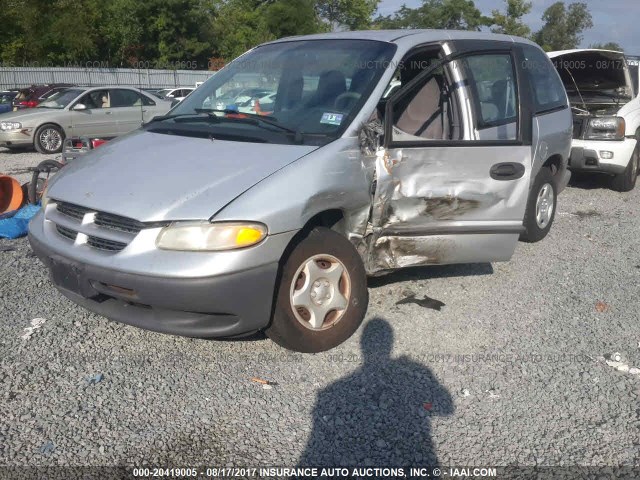 2B4GP25G5YR895432 - 2000 DODGE CARAVAN SILVER photo 2