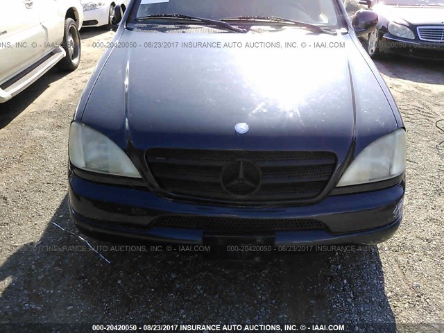4JGAB72E6XA110065 - 1999 MERCEDES-BENZ ML 430 黑色 照片 6