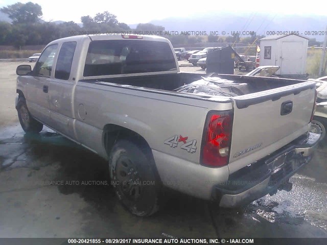 1GCEK19B96Z160327 - 2006 CHEVROLET SILVERADO K1500 SILVER photo 3