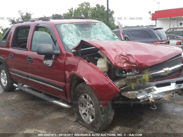 3GNEC12TX4G286832 - 2004 CHEVROLET AVALANCHE C1500 MAROON photo 6