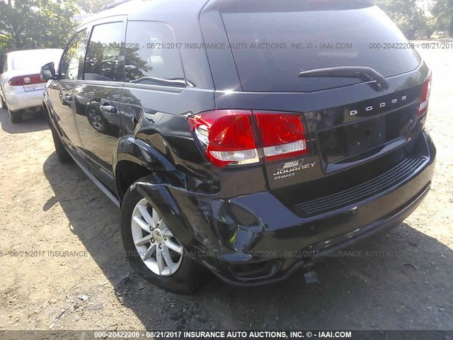 3C4PDDBG4DT603045 - 2013 DODGE JOURNEY SXT BLACK photo 6