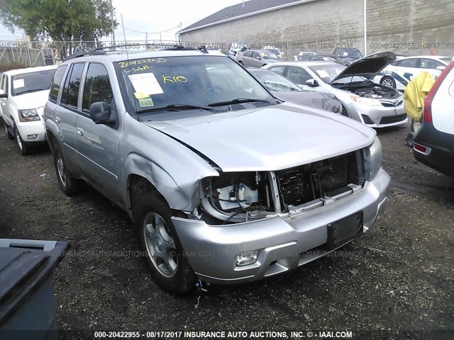 1GNDT13S782146687 - 2008 CHEVROLET TRAILBLAZER LS/LT SILVER photo 1