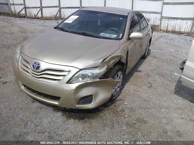 4T1BF3EK1BU702077 - 2011 TOYOTA CAMRY SE/LE/XLE GOLD photo 6