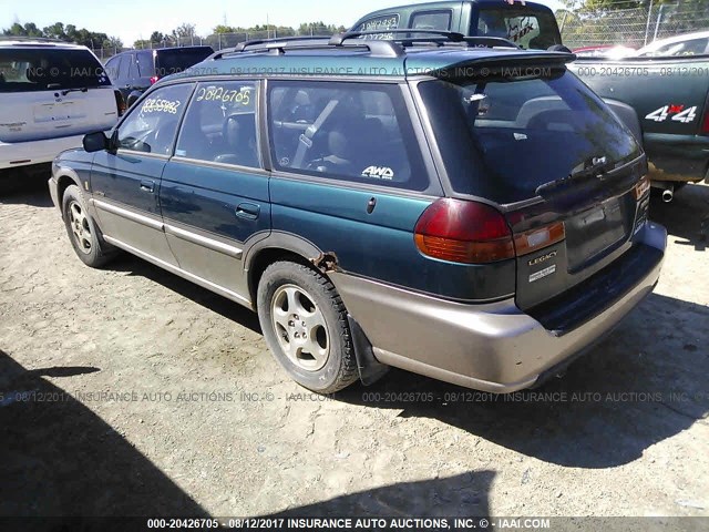 4S3BG6853X7621578 - 1999 SUBARU LEGACY OUTBACK/SSV/LIMITED/30TH GREEN photo 3