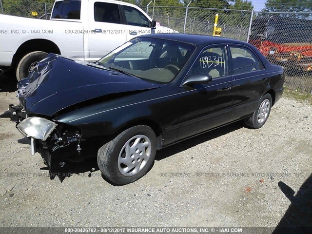 1YVGF22D925276413 - 2002 MAZDA 626 ES/LX GREEN photo 2