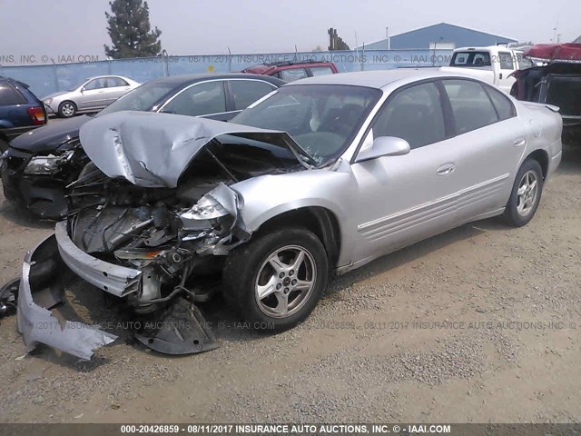 1G2HX54K224100673 - 2002 PONTIAC BONNEVILLE SE SILVER photo 2