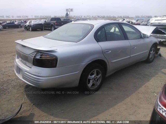 1G2HX54K224100673 - 2002 PONTIAC BONNEVILLE SE SILVER photo 4