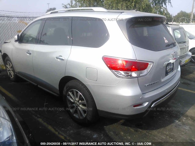 5N1AR2MM2GC631839 - 2016 NISSAN PATHFINDER S/SV/SL/PLATINUM 银色 照片 3