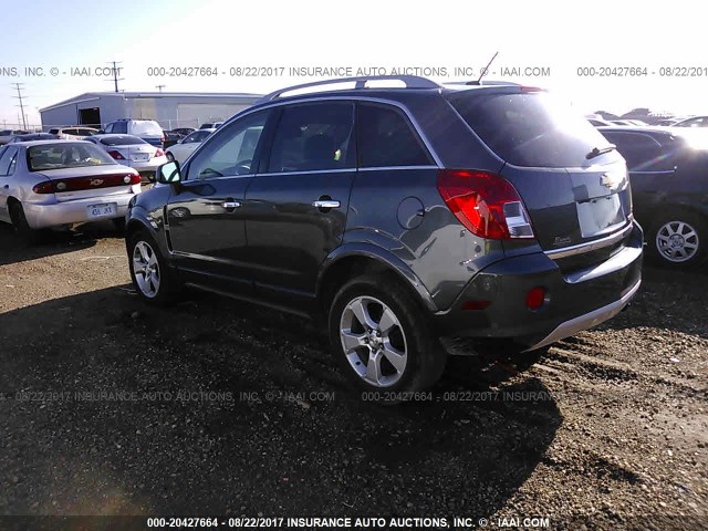 3GNAL4EK8DS545950 - 2013 CHEVROLET CAPTIVA LTZ GRAY photo 3