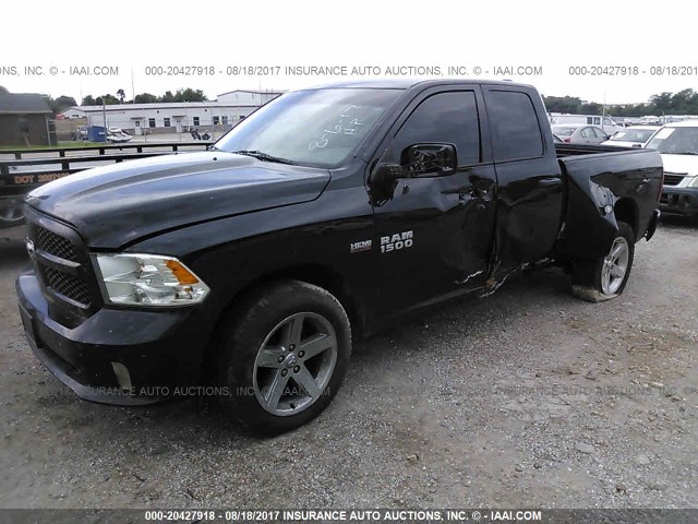 1C6RR7FT5FS694082 - 2015 RAM 1500 ST GRAY photo 2