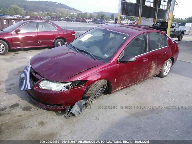 1G8AJ55F06Z171681 - 2006 SATURN ION LEVEL 2 BURGUNDY photo 2