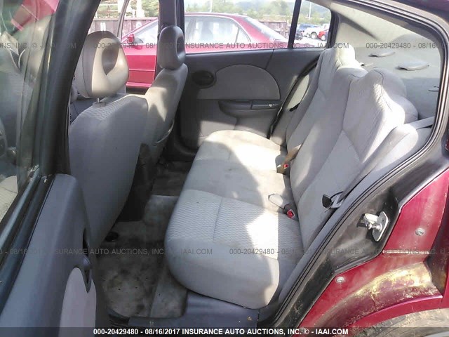1G8AJ55F06Z171681 - 2006 SATURN ION LEVEL 2 BURGUNDY photo 8