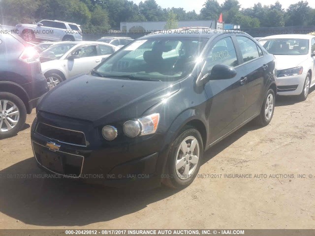 1G1JA5SG3E4154509 - 2014 CHEVROLET SONIC LS 黑色 照片 2