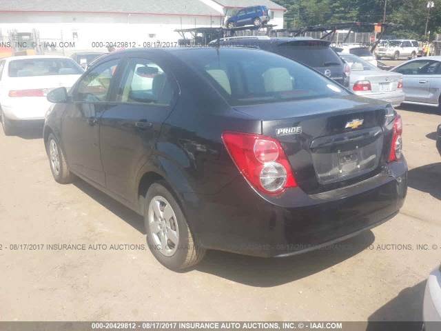 1G1JA5SG3E4154509 - 2014 CHEVROLET SONIC LS 黑色 照片 3