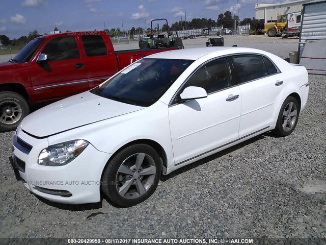 1G1ZC5EU0CF269908 - 2012 CHEVROLET MALIBU 1LT 白色 照片 2