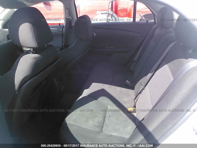 1G1ZC5EU0CF269908 - 2012 CHEVROLET MALIBU 1LT 白色 照片 8