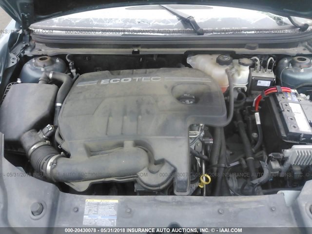 1G1ZG57B89F123412 - 2009 CHEVROLET MALIBU LS ლურჯი ფოტო 10