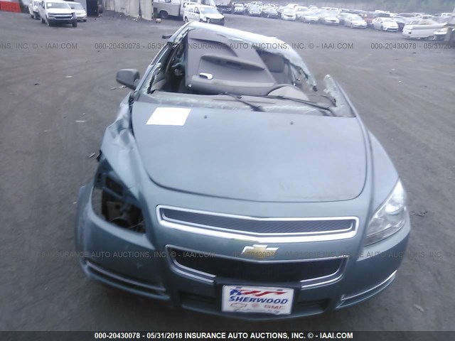 1G1ZG57B89F123412 - 2009 CHEVROLET MALIBU LS ლურჯი ფოტო 6