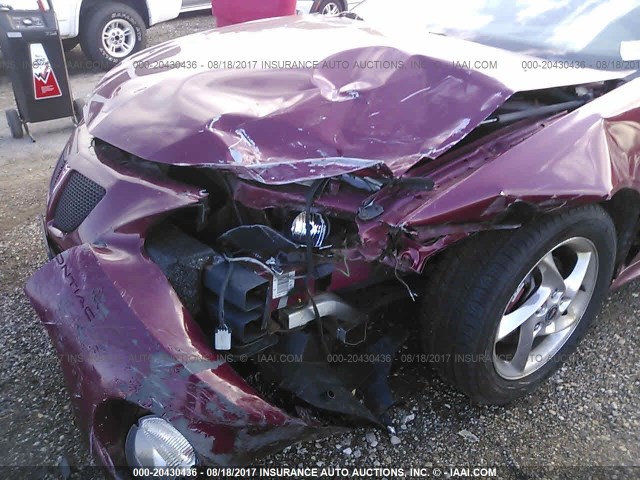 2G2WR544341333561 - 2004 PONTIAC GRAND PRIX GTP Tünd qırmızı foto 6