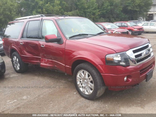 1FMJK2A58DEF66688 - 2013 FORD EXPEDITION EL LIMITED RED photo 1