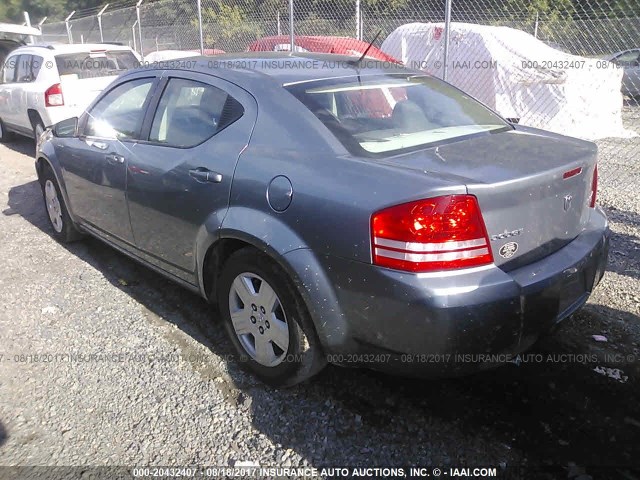 1B3CC4FB2AN178339 - 2010 DODGE AVENGER SXT Light Blue photo 3