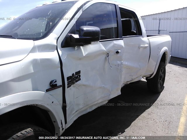 3C6UR5FL4GG336589 - 2016 RAM 2500 LARAMIE WHITE photo 6