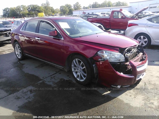 1G1ZG5E79CF373408 - 2012 CHEVROLET MALIBU LTZ RED photo 1