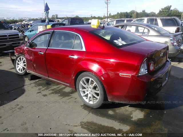 1G1ZG5E79CF373408 - 2012 CHEVROLET MALIBU LTZ RED photo 3