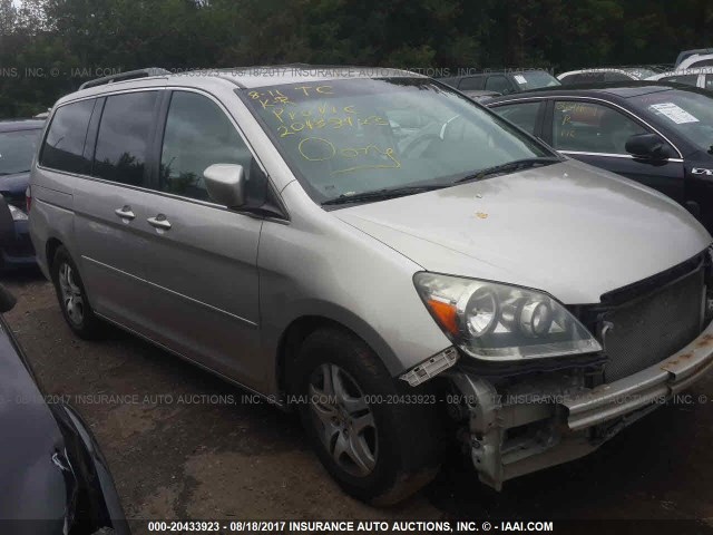 5FNRL38737B402298 - 2007 HONDA ODYSSEY EXL ვერცხლისფერი ფოტო 1