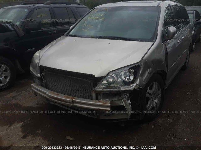 5FNRL38737B402298 - 2007 HONDA ODYSSEY EXL ვერცხლისფერი ფოტო 6