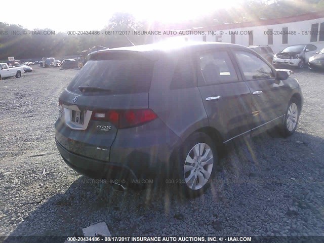 5J8TB1H22AA005605 - 2010 ACURA RDX GRAY photo 4