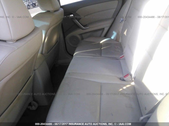 5J8TB1H22AA005605 - 2010 ACURA RDX GRAY photo 8