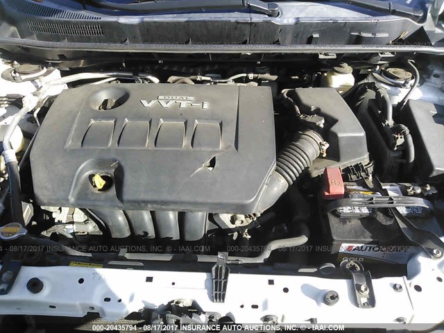 2T1KU4EE7AC214502 - 2010 TOYOTA COROLLA MATRIX  WHITE photo 10