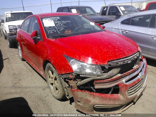 1G1PC5SB0F7274177 - 2015 CHEVROLET CRUZE LT RED photo 1