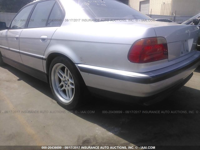 WBAGG8346YDN77219 - 2000 BMW 740 I AUTOMATIC SILVER photo 6