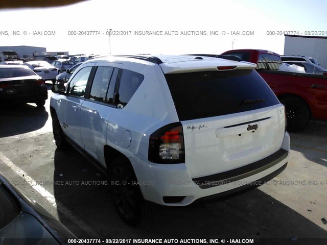 1C4NJCBB9GD688974 - 2016 JEEP COMPASS SPORT WHITE photo 3