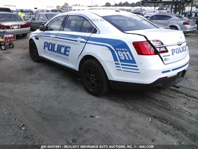 1FAHP2MK3FG192364 - 2015 FORD TAURUS POLICE INTERCEPTOR WHITE photo 3