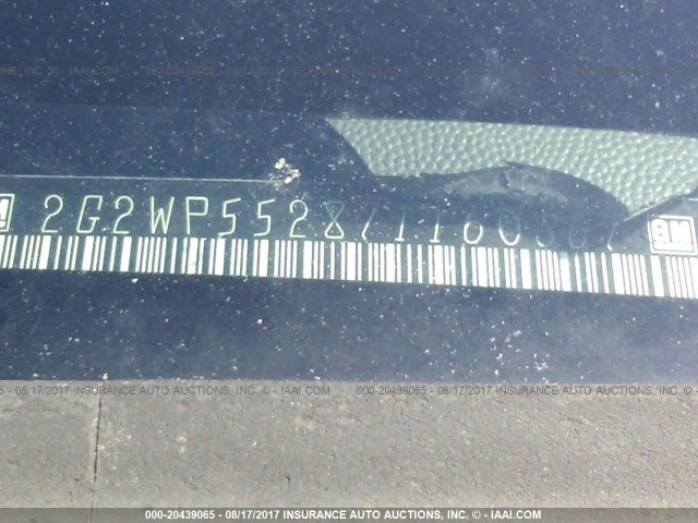 2G2WP552871160367 - 2007 PONTIAC GRAND PRIX Qəhvəyi foto 9