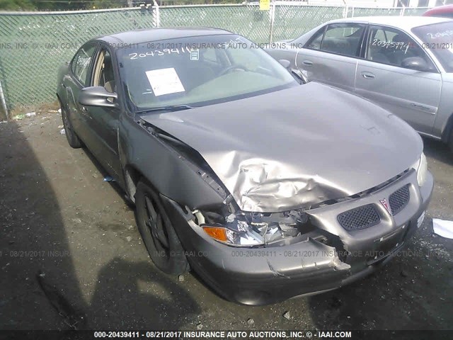 1G2WK52J92F244306 - 2002 PONTIAC GRAND PRIX SE GRAY photo 1