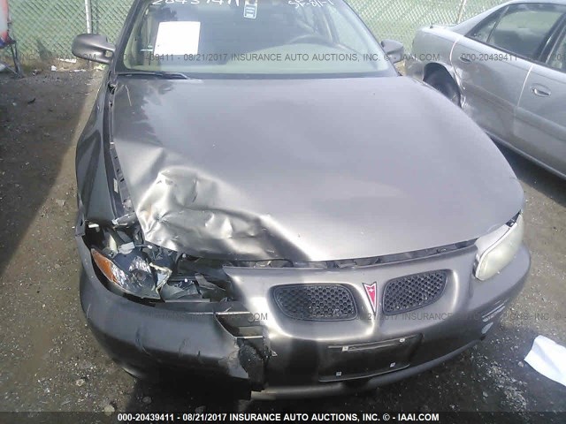 1G2WK52J92F244306 - 2002 PONTIAC GRAND PRIX SE GRAY photo 6